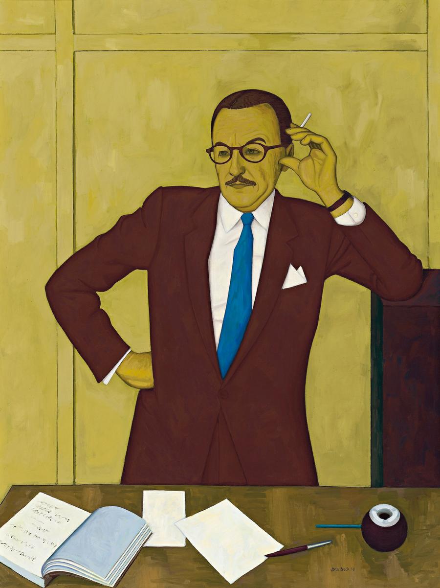 PORTRAIT OF TAM PURVES, 1958 Deutscher and Hackett