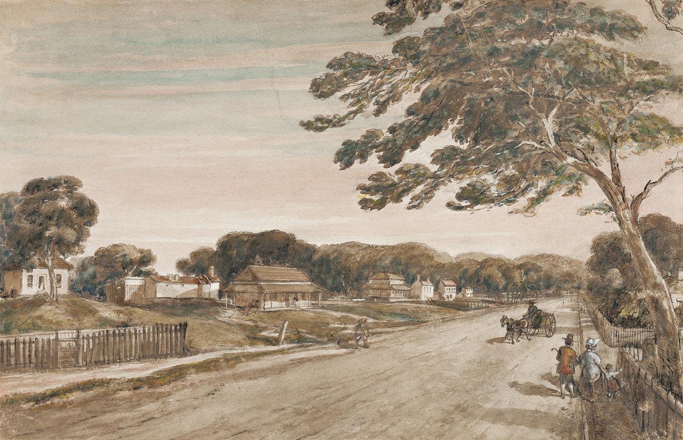 SKETCH OF THE TOWN OF PERTH, WESTERN AUSTRALIA, c.1836 37 Deutscher