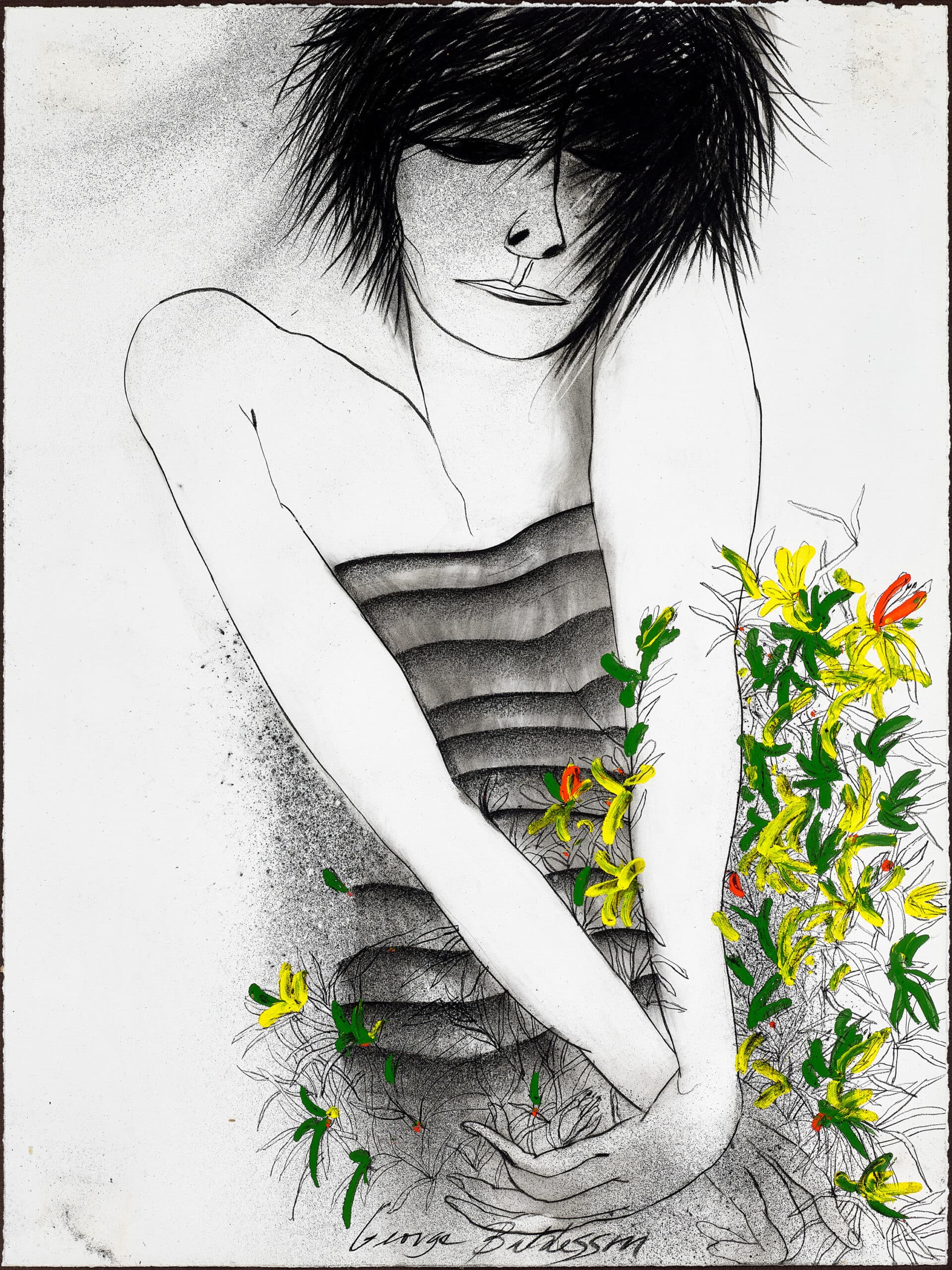 WOMAN WITH FLOWERS