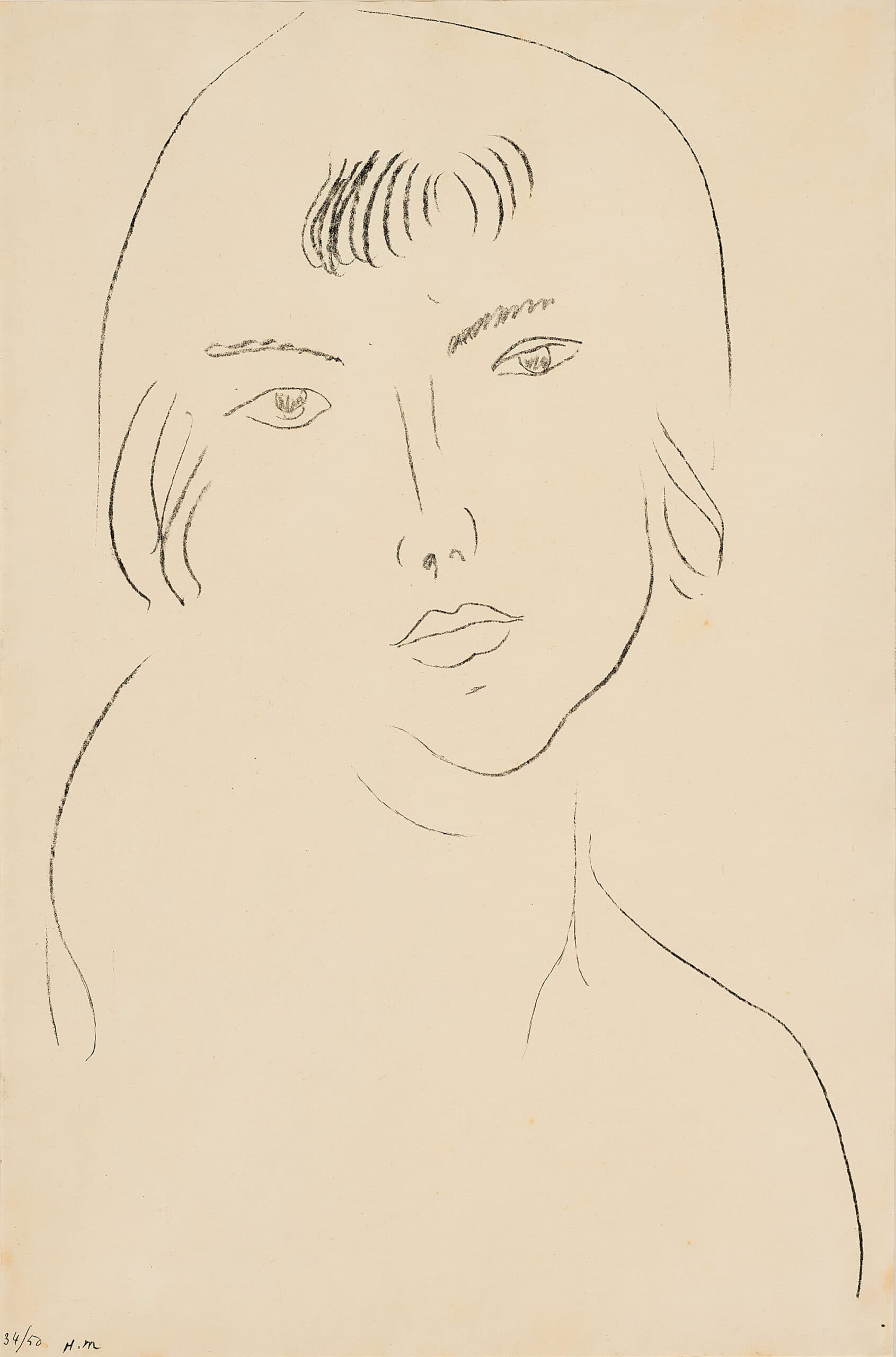 VISAGE À LA FRANGE