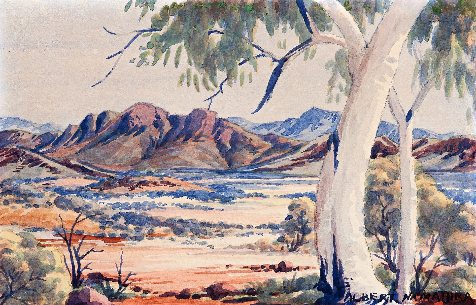 THE MACDONNELL RANGES ON SOUTH SIDE