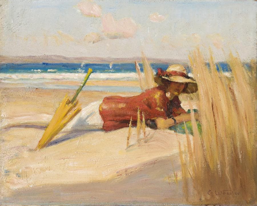 GIRL ON A BEACH