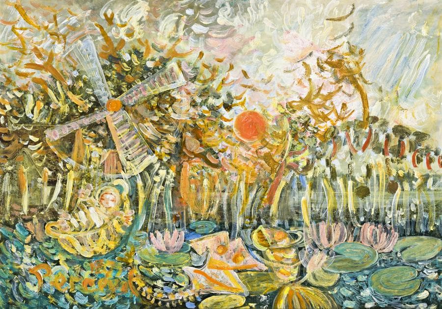 MOSES AND THE WATERLILIES