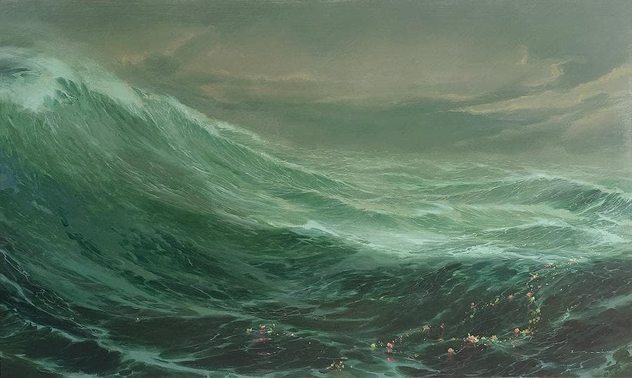 THE WAVE AND GARLAND