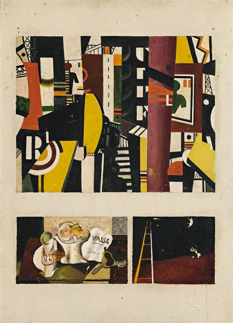 STUDIES AFTER BRAQUE, LEGER AND MIRO