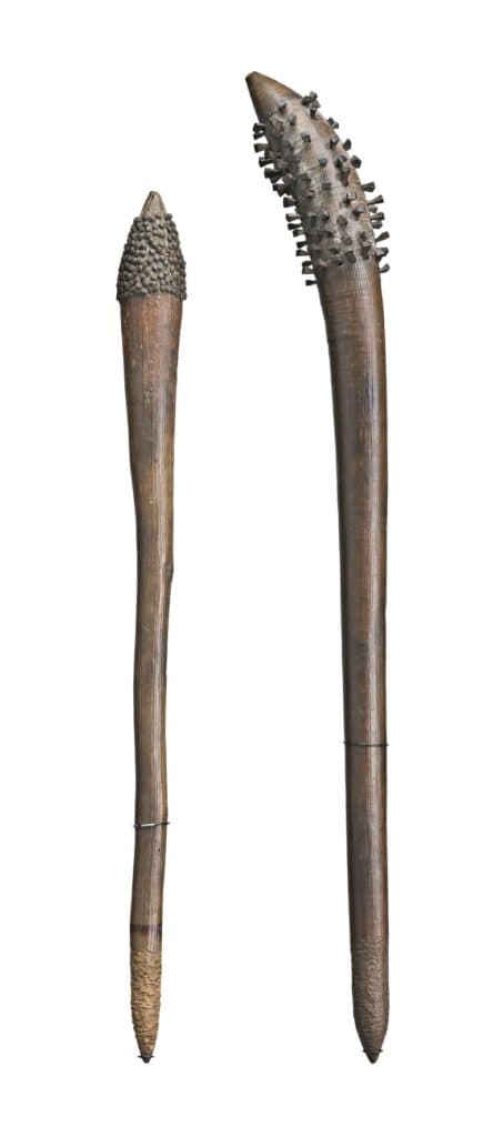 A PAIR OF RARE CLUBS