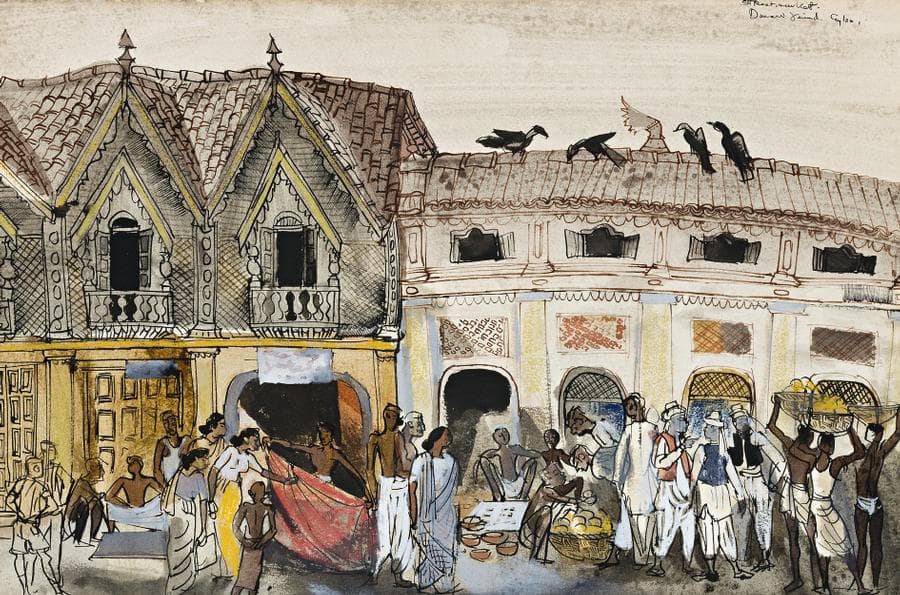 STREET MARKET, CEYLON