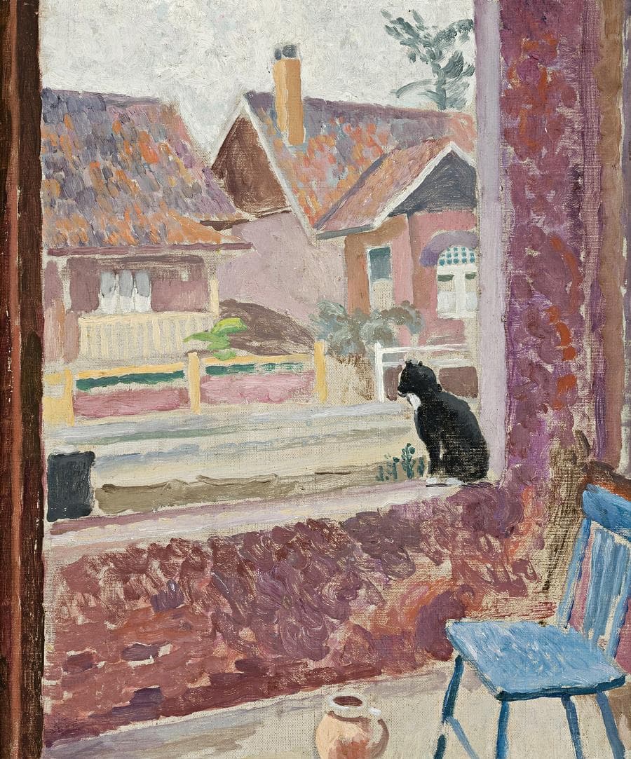 CAT IN THE WINDOW