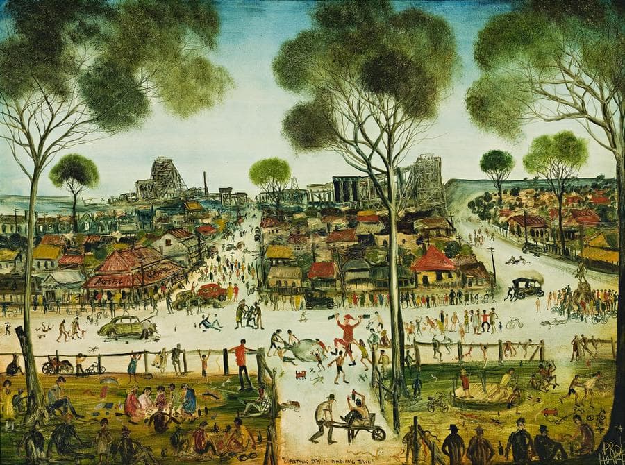 CHRISTMAS DAY IN A MINING TOWN