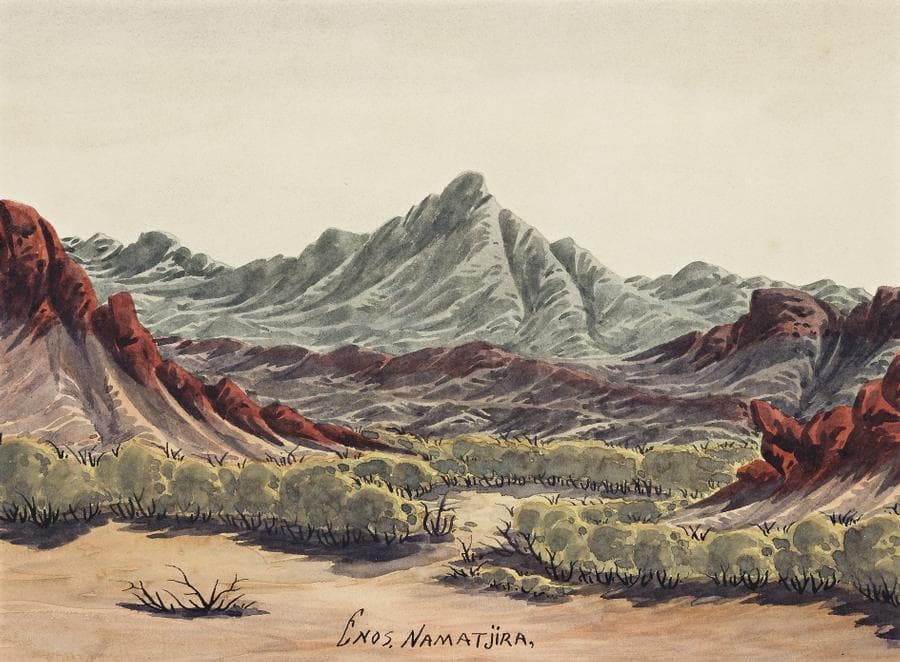 MACDONNELL RANGE IRONWOOD VALLEY, BELOW MT GILES