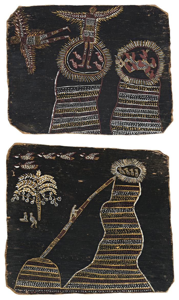 UNTITLED (PELICAN MYTH DIPTYCH)