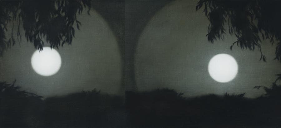 DOUBLE MOON PAINTING