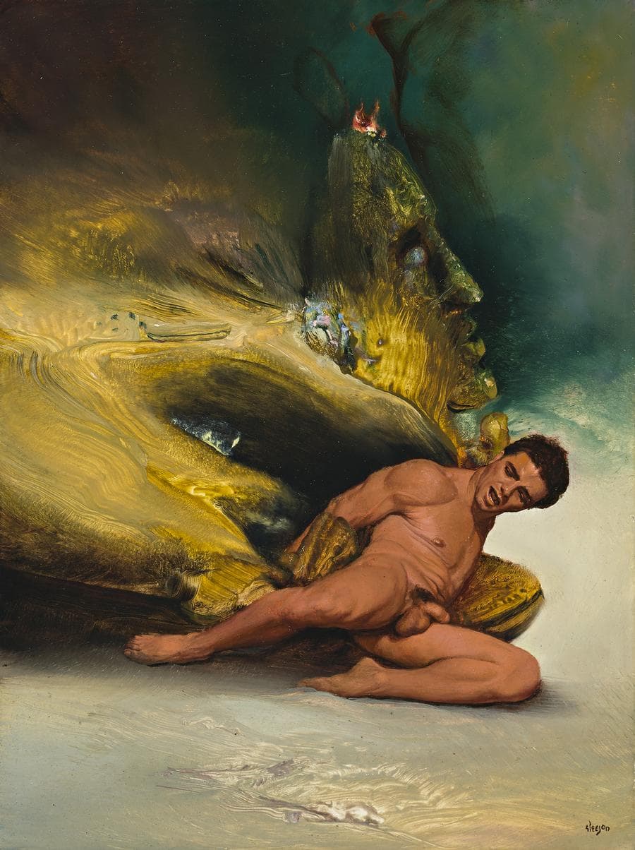 MALE NUDE AND SPINK