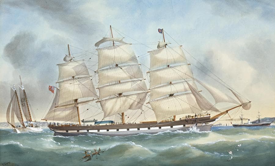 SHIPS IN PORT PHILLIP BAY