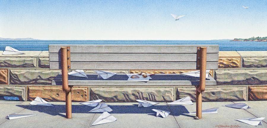 CAPRICCIO WITH GULLS