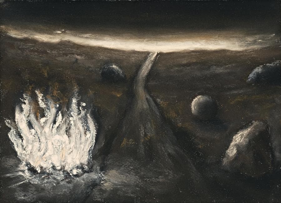 ROAD WITH FIRE