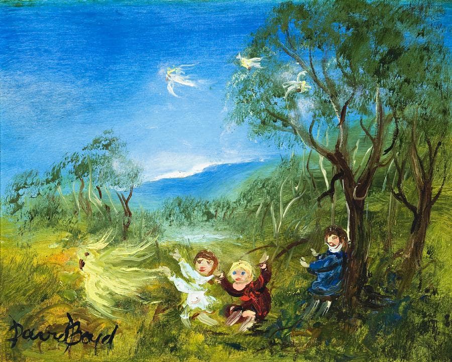 PLAYING BY THE CREEK