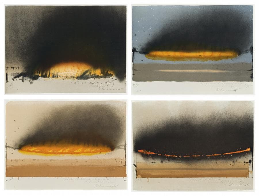 BLAZE LINE QUARTET (i) Sight Blaze Line (Installation) (ii) Point To Point (A Journey Across) (iii) Reflected Line (Evening) (iv) Fire… Air (Elements)