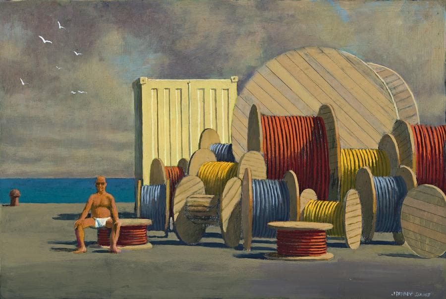 FIRST STUDY FOR ON THE WHARF, LIVORNO