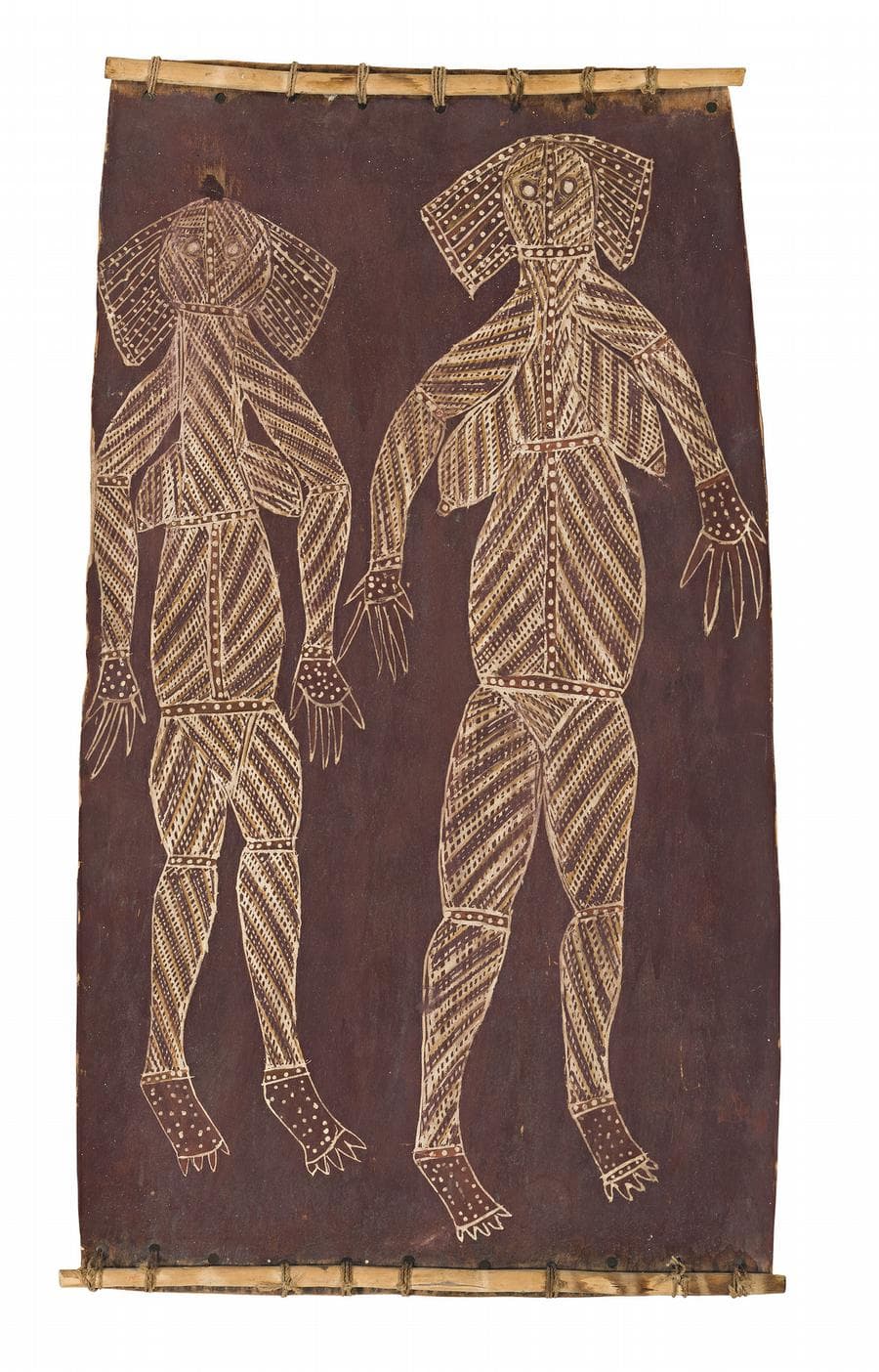 TWO FEMALE SPIRIT FIGURES