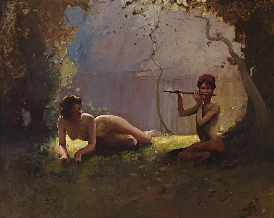 FAUN AND NYMPH