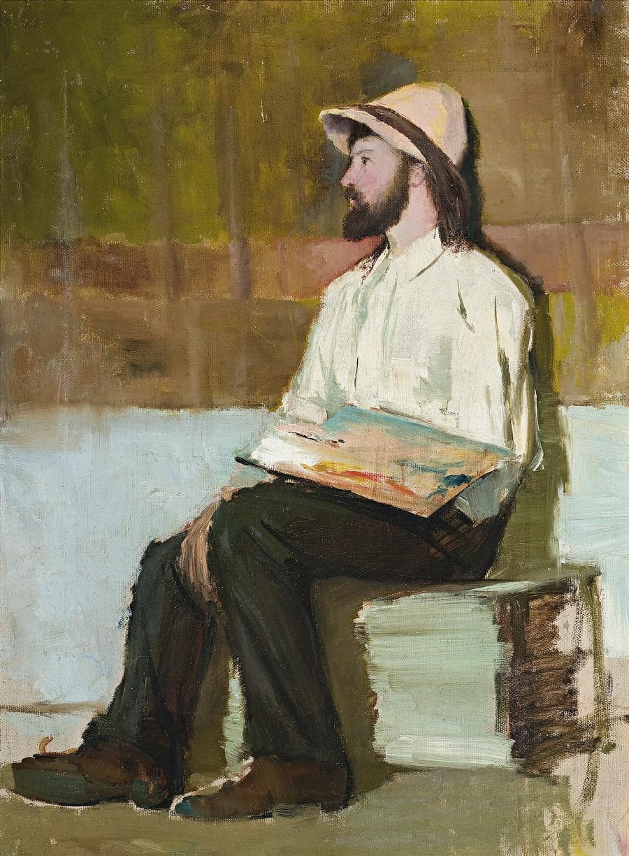 PORTRAIT OF ARTHUR STREETON, c.1890 (Portrait of Smike)