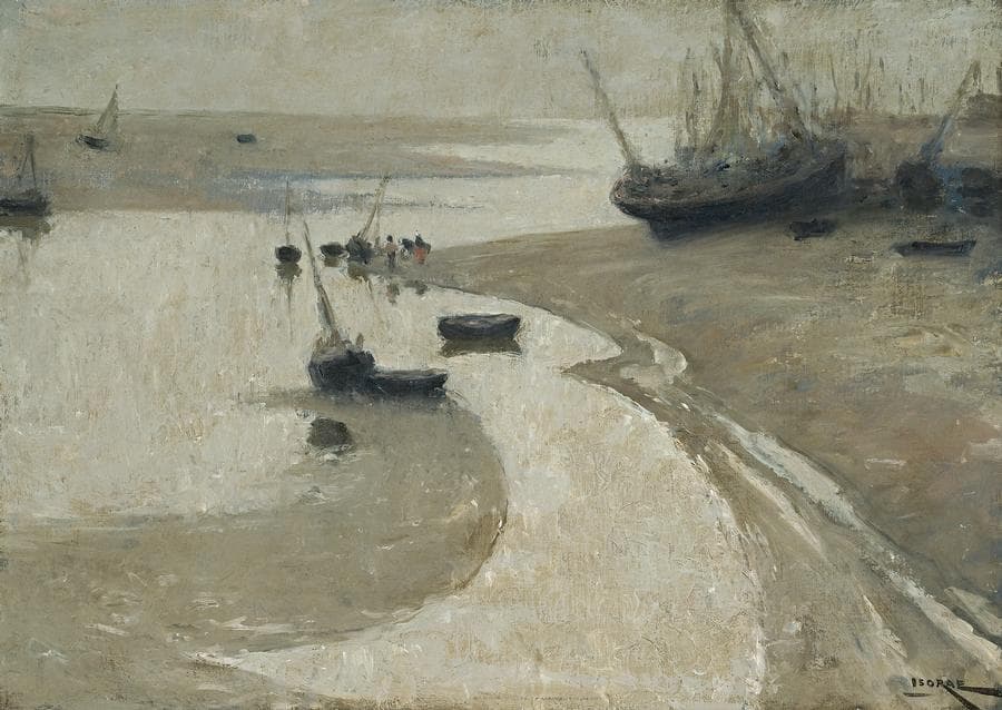 LOW TIDE, TROUVILLE, FRANCE