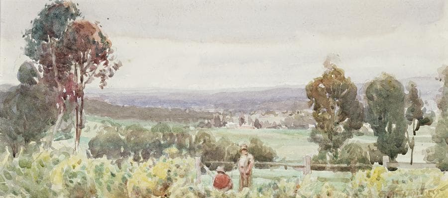 LANDSCAPE WITH FIGURES
