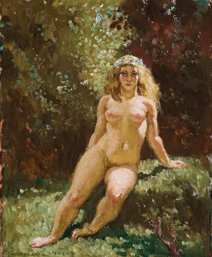 NUDE IN A GARDEN