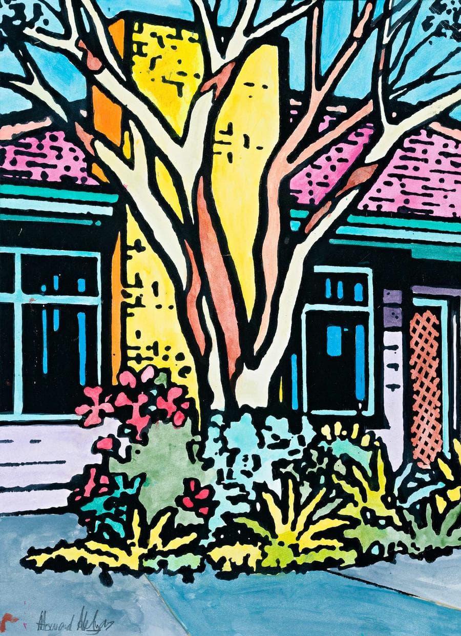 HOUSE WITH NATIVE TREE