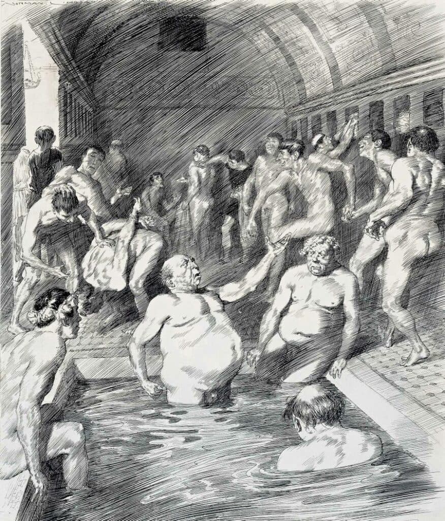 PETRONIUS, ILLUSTRATION FROM THE COMPLETE WORKS OF GAIUS PETRONIUS