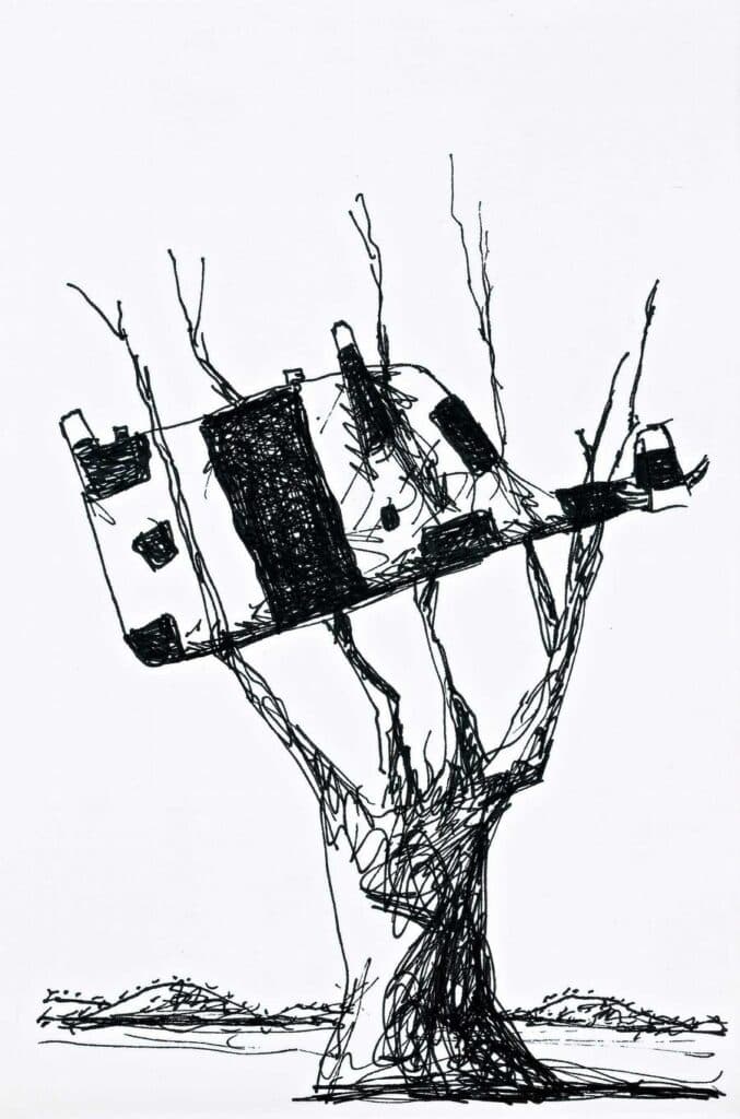 COW UP A TREE, DOBELL’S COW