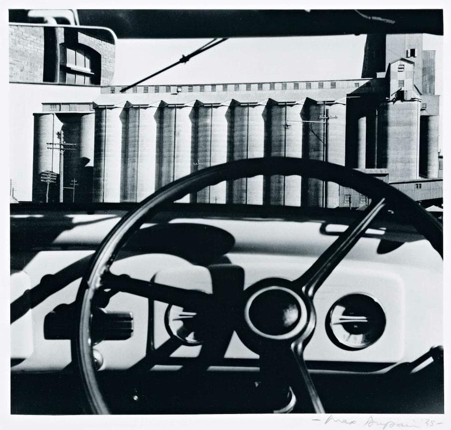 SILOS THROUGH WINDSCREEN
