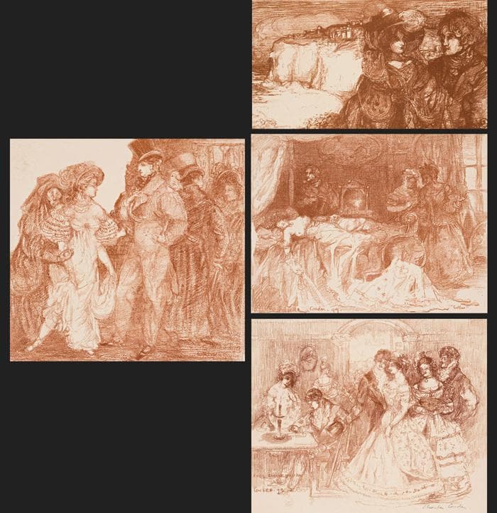 THE BALZAC SET (SUITE OF 6 LITHOGRAPHS)