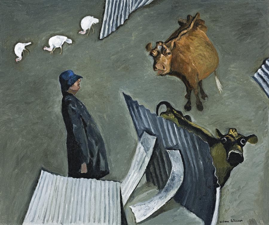 FARMYARD CONSTRUCTION WITH SELF PORTRAIT