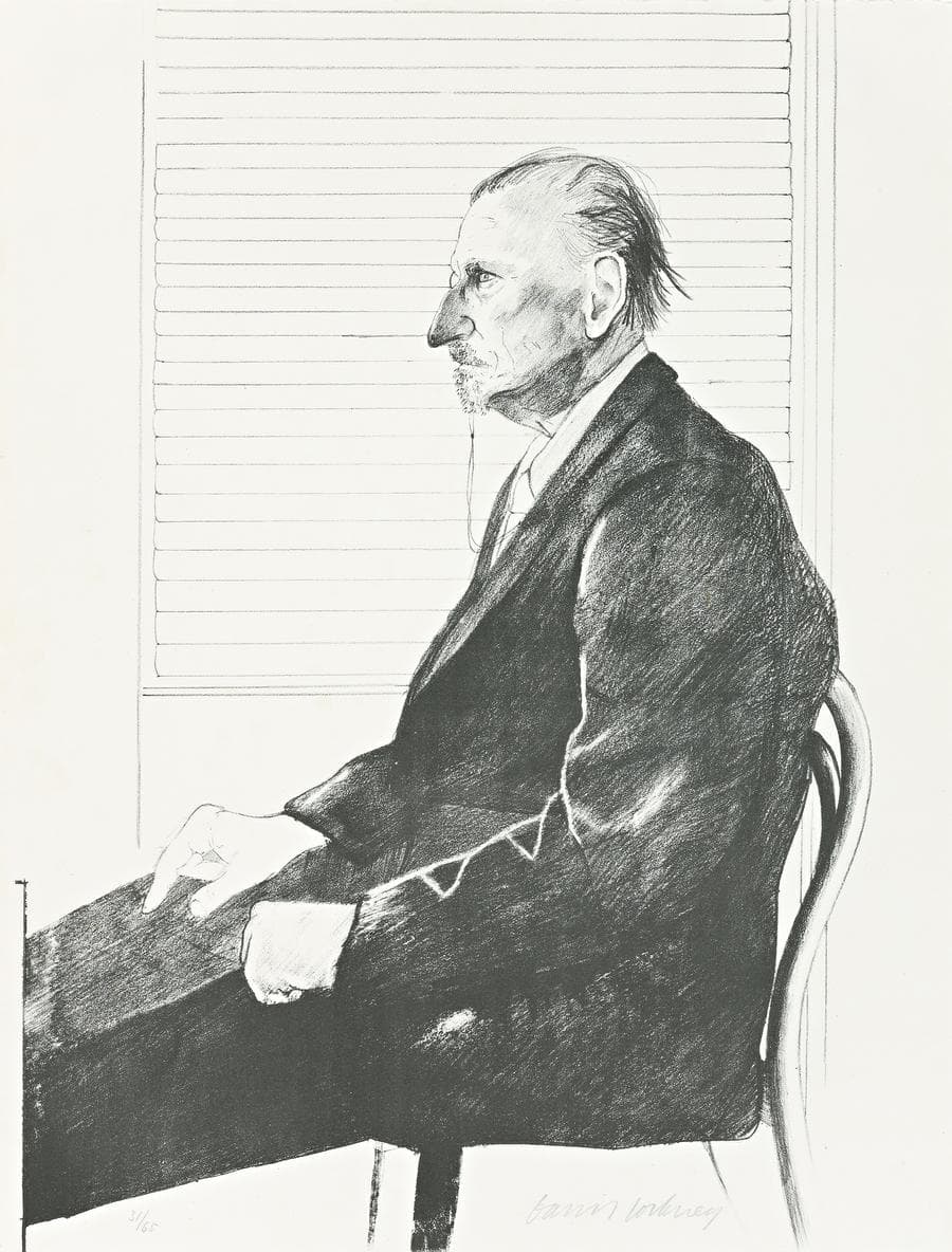 THE PRINT COLLECTOR (PORTRAIT OF FELIX H. MAN)