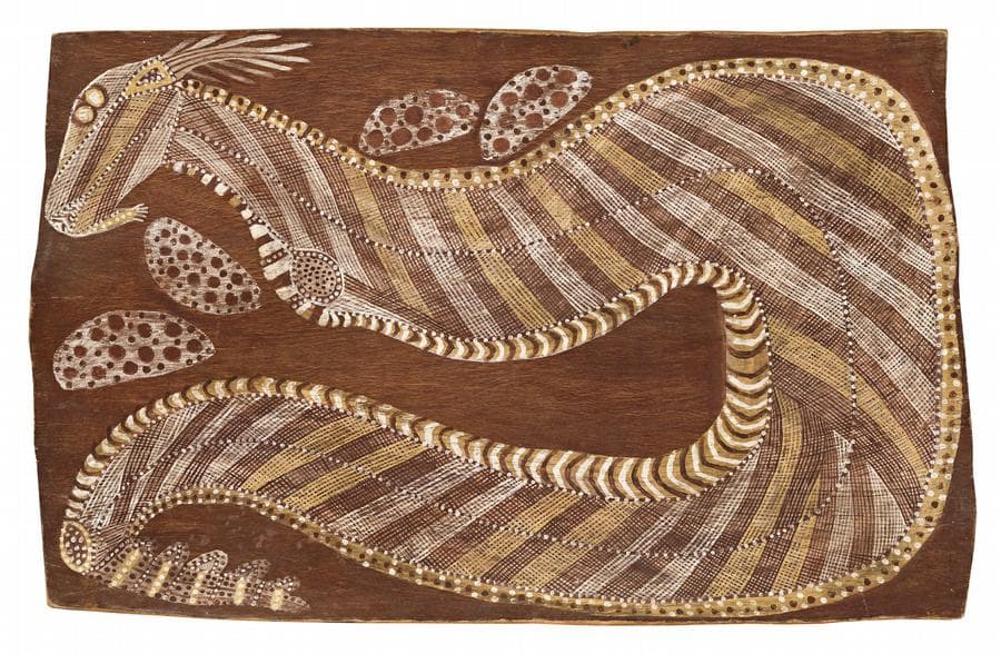 NGALOYD, RAINBOW SERPENT AND EGGS