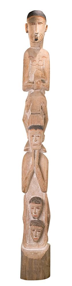 (ATSJ VILLAGE, CENTRAL ASMAT, PAPUA NEW GUINEA)