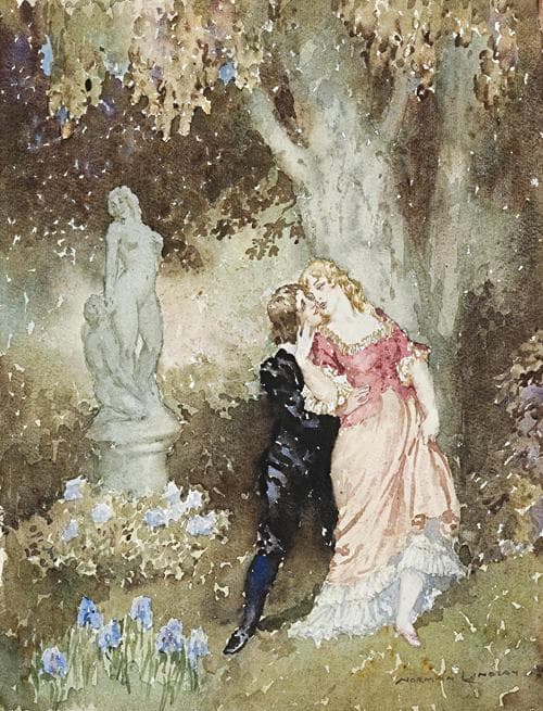 LOVERS IN A GARDEN
