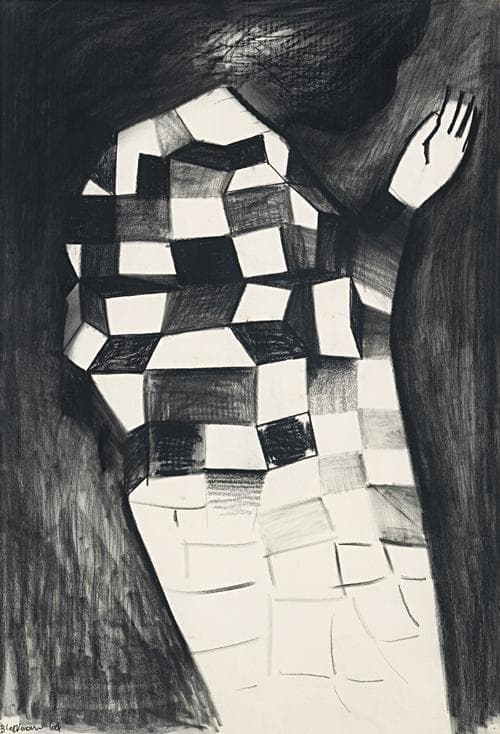 GIRL IN CHEQUERED DRESS