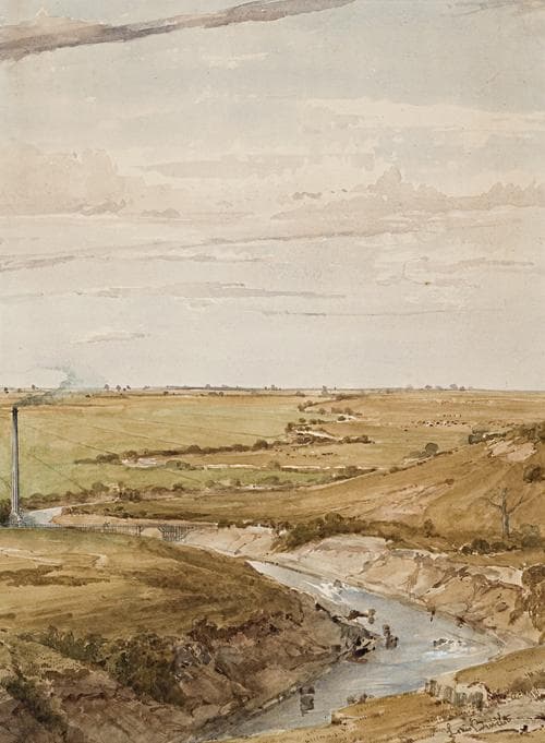 THE DEVIATION OR CUTTING, FYANSFORD, GEELONG (BARWON RIVER)