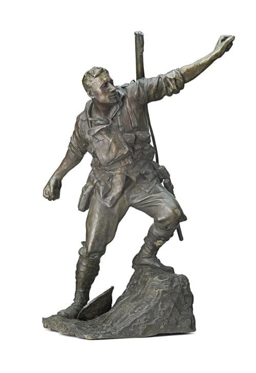 AUSTRALIAN SOLDER, MAQUETTE FOR BROKEN HILL WAR MEMORIAL