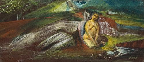 SEATED NATIVE WOMAN, NEW GUINEA