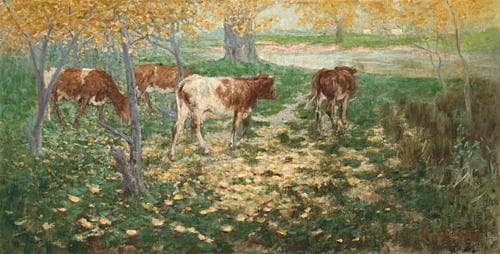 CATTLE IN AUTUMN