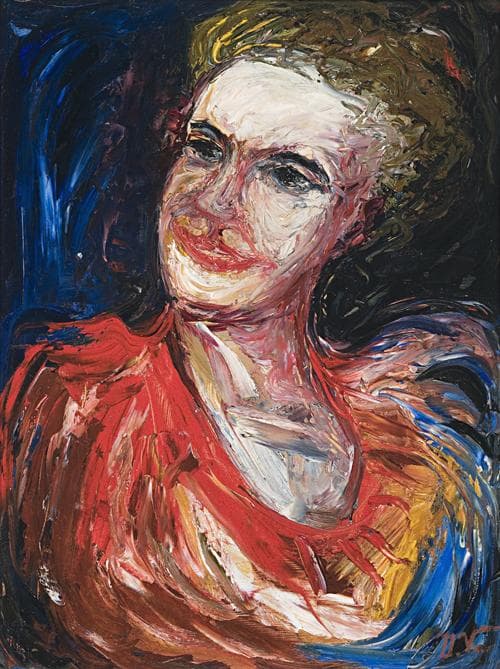 WOMAN IN RED DRESS