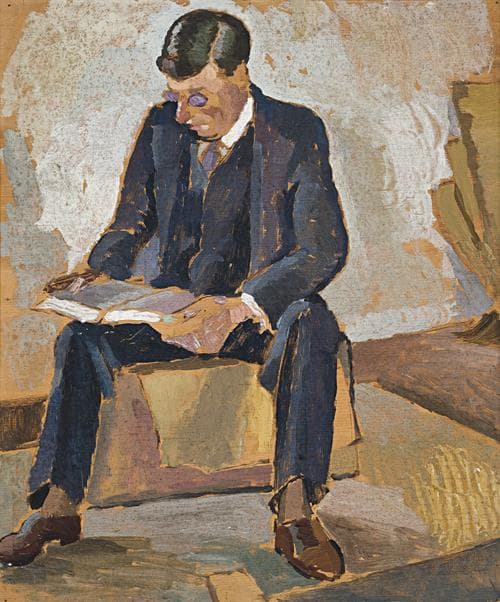 MAN READING (PORTRAIT OF JOHN YOUNG)