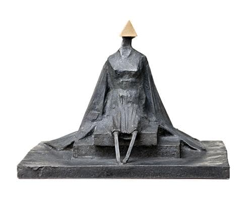 SITTING WOMAN IN ROBES III