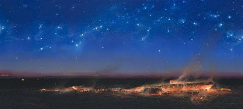 THE NIGHT SKY