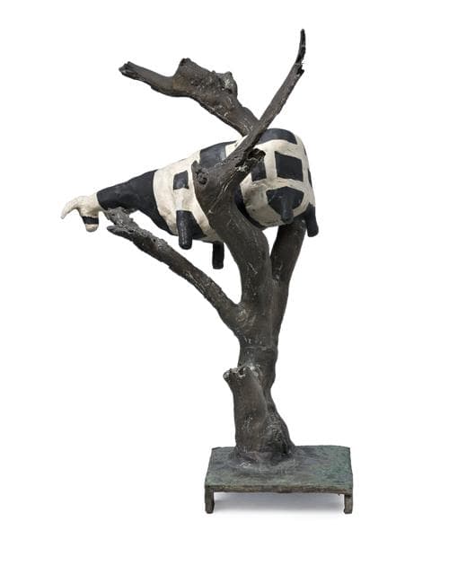 COW UP A TREE