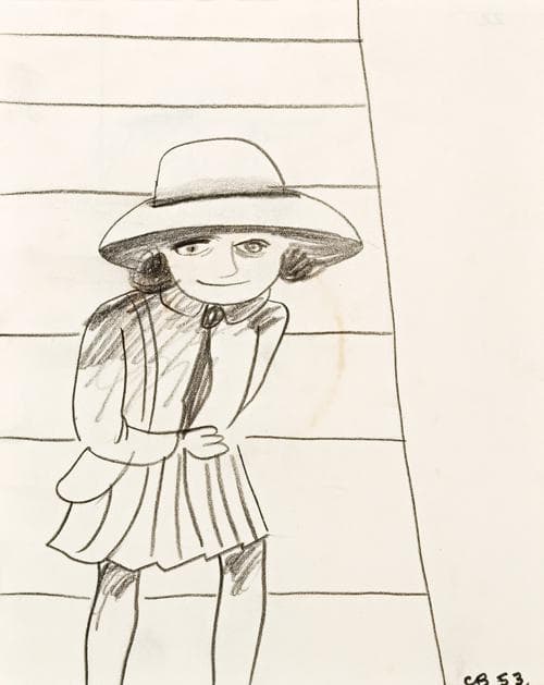 SMILING SCHOOLGIRL